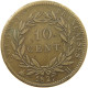 FRANCE COLONIES 10 CENTIMES 1827 H Charles X. (1824-1830) #t120 0397 - Colonies Générales (1817-1844)