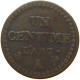 FRANCE CENTIME AN 7 A  #a094 0199 - 1 Centime