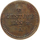 FRANCE CENTIME AN 2 CENTIME LAN 2 A PATTERN VERY RARE #T079 0093 - 1 Centime