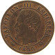 FRANCE CENTIME 1855 B Napoleon III. (1852-1870) #t016 0115 - 1 Centime