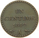 FRANCE CENTIME 1849 A  #t142 0243 - 1 Centime