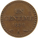 FRANCE CENTIME 1850 A  #a015 0441 - 1 Centime