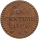 FRANCE CENTIME 1849 A  #c006 0573 - 1 Centime