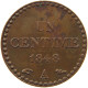 FRANCE CENTIME 1848 A  #t058 0151 - 1 Centime