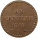 FRANCE CENTIME 1848 A  #t058 0159 - 1 Centime