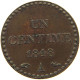 FRANCE CENTIME 1848 A  #c001 0231 - 1 Centime