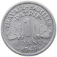 FRANCE FRANC 1943  #a021 0979 - 1 Franc