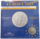 FRANCE SET 2003 1ST ANIVERSARY OF EURO #bs15 0029 - Otros & Sin Clasificación