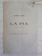 La Pia Estratto Dai Saggi Di Critica Dantesca Di Landogna Autografo Filologo Alberto Chiari Da Firenze - Geschiedenis, Biografie, Filosofie