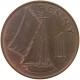 GAMBIA PENNY 1966 Elizabeth II. (1952-2022) #c071 0527 - Gambia