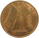 GAMBIA PENNY 1966 Elizabeth II. (1952-2022) #s067 0227 - Gambie