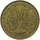 FRENCH WEST AFRICA 5 FRANCS 1956  #a080 0767 - French West Africa