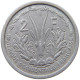 FRENCH WEST AFRICA 2 FRANCS 1948  #c061 0189 - French West Africa