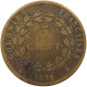 FRENCH COLONIES 5 CENTIMES 1828 A Charles X. (1824-1830) #a041 0453 - Franse Koloniën (1817-1844)