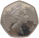 GIBRALTAR 50 PENCE 1988 Elizabeth II. (1952-2022) #c018 0489 - Gibraltar