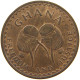 GHANA 1/2 PESEWA 1967  #s067 0173 - Ghana