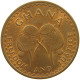 GHANA 1/2 PESEWA 1967  #s067 0109 - Ghana