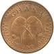 GHANA 1/2 PESEWA 1967  #c016 0491 - Ghana