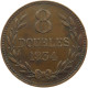 GUERNSEY 8 DOUBLES 1934 George V. (1910-1936) #c029 0021 - Guernesey