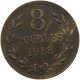 GUERNSEY 8 DOUBLES 1918  #s075 0591 - Guernsey