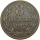 GUERNSEY 8 DOUBLES 1902 Edward VII., 1901 - 1910 #s046 0071 - Guernesey