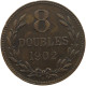 GUERNSEY 8 DOUBLES 1902  #s075 0599 - Guernsey