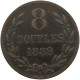 GUERNSEY 8 DOUBLES 1889 Victoria 1837-1901 #a083 0435 - Guernsey