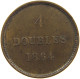 GUERNSEY 4 DOUBLES 1864  #c054 0163 - Guernesey