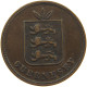 GUERNSEY 4 DOUBLES 1874  #c054 0169 - Guernesey