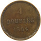 GUERNSEY 4 DOUBLES 1864  #c045 0001 - Guernsey