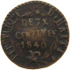 HAITI 2 CENTIMES 1840  #c057 0127 - Haïti