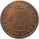 HAITI 6 CENTIMES 1846  #t091 0127 - Haïti