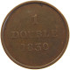 GUERNSEY DOUBLE 1830  #c045 0073 - Guernesey