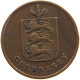 GUERNSEY DOUBLE 1830  #c045 0073 - Guernesey