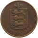 GUERNSEY DOUBLE 1830  #c045 0073 - Guernsey