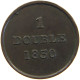 GUERNSEY DOUBLE 1830  #c045 0071 - Guernsey