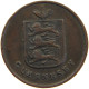 GUERNSEY DOUBLE 1830  #c045 0055 - Guernsey