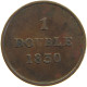 GUERNSEY DOUBLE 1830  #c045 0053 - Guernsey