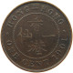 HONG KONG CENT 1901 Victoria 1837-1901 #t017 0267 - Hong Kong