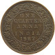 INDIA BRITISH 1/4 ANNA 1927 George V. (1910-1936) #a059 0511 - Inde