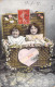 ENFANT - Deux Petites Filles Dans Un Panier En Osier - Amitié - Carte Postale Ancienne - Gruppen Von Kindern Und Familien