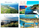 Lot 8 Cpm Illustration DAUPHIN Carte à Trou Ile Aux Moines Nourmoutier Tréguier CANET-PLAGE BOURGENAY Golf CAP AGDE - Dolfijnen