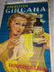 Affiche Vintage Originale GINCANA ITALIE BOISSON APÉRITIF 1951- 100x140 - TTB - Publicités