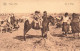 BELGIQUE - Heyst Sur Mer - Un Petite Fille à La Plage - Animé - Carte Postale Ancienne - Heist