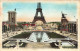 FRANCE - Paris - Vue D'ensemble Du Trocadero - Colorisé - Carte Postale - Other Monuments