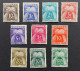 ANDORRE 1946 / 1950 - NEUF*/MH - Série Complète TAXES YT 32 / 41 - Lire Descriptif - Unused Stamps