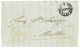 P2342 - EGYPT , 1841 PREFILATELIC LETTER, SEND TO MALTA, DESINFECTED ON ARRIVAL. - Préphilatélie