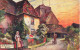 PEINTURES - TABLEAUX - Jotter - Nothbourne - Kent - Colorisé - Carte Postale Ancienne - Malerei & Gemälde