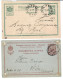 Bulgaria 1907 / 1888 - 2 Stationery Postcard Bulgarie Bulgarien - Cartas & Documentos