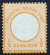 1872 DR, 1/2 Gr. Großes Schild, Sauber Ungebraucht, MiNr. 18, ME 50,- - Unused Stamps